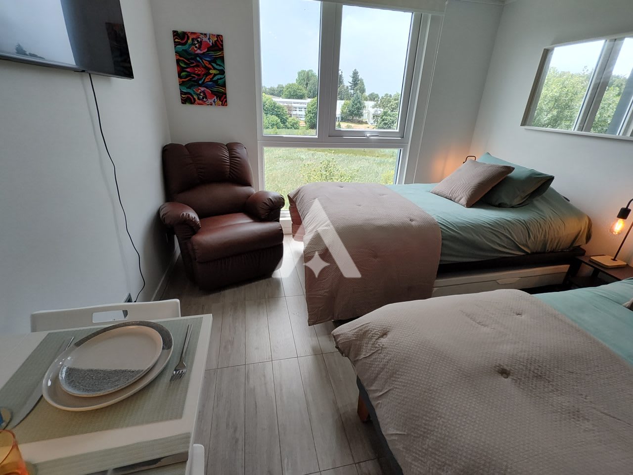 Hermoso Departamento Estudio con vista humedal