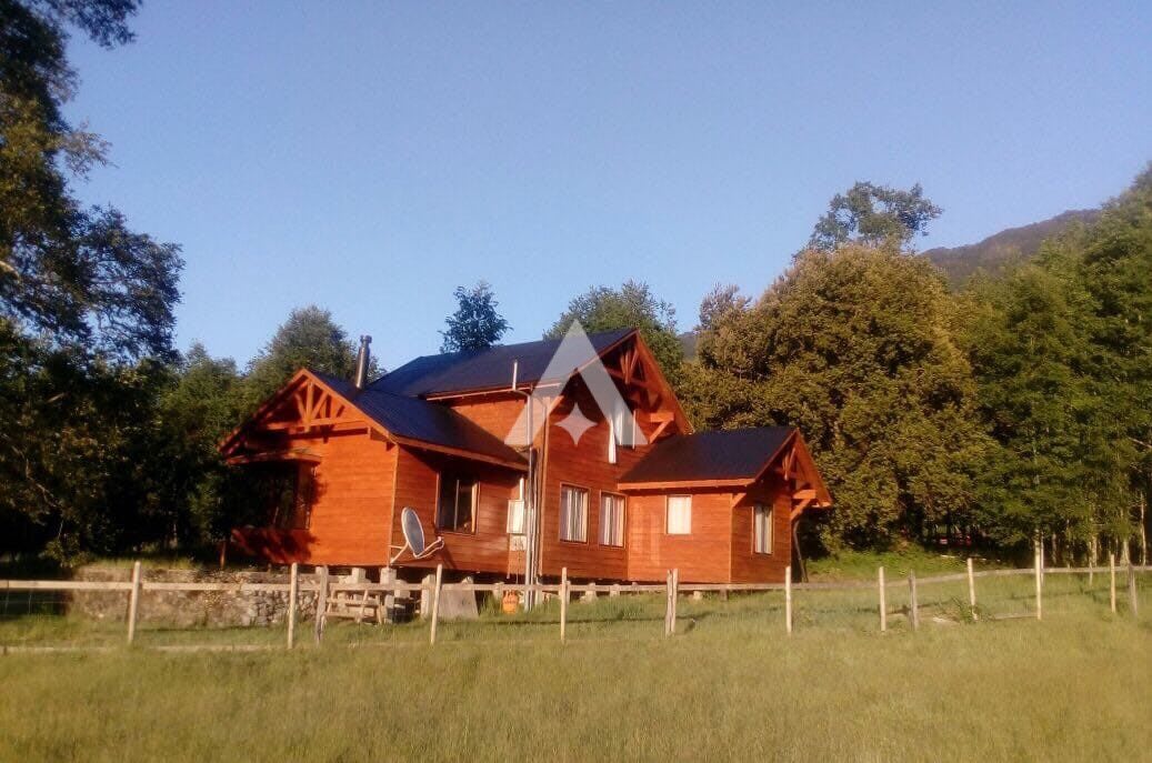 Cabaña Tipo Chalet Hermosa Granja a Orilla de Río