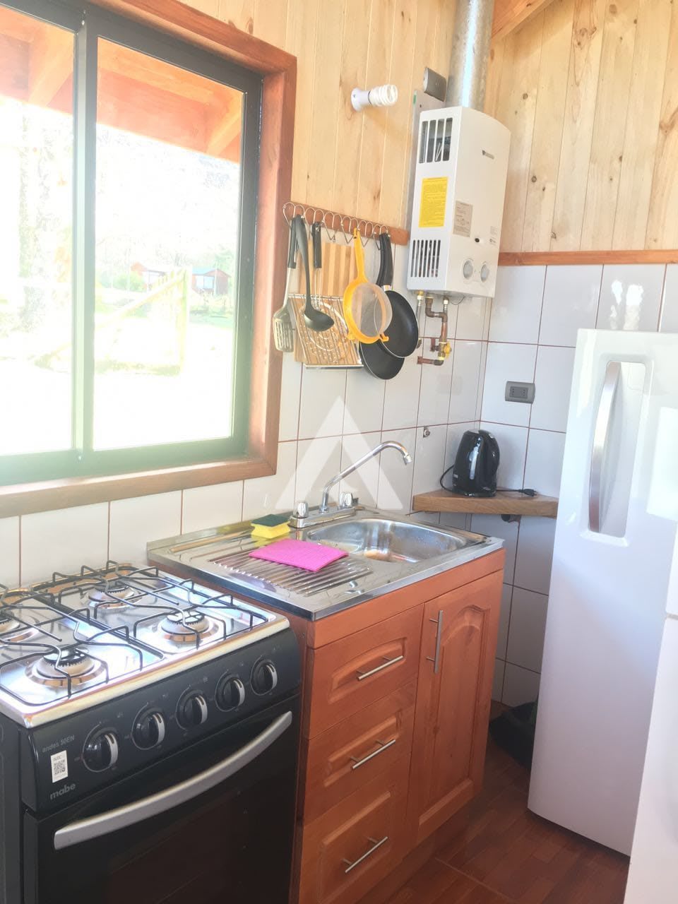 Cabaña en la Pradera Hermosa Granja a orillas del Río Liucura Pucon